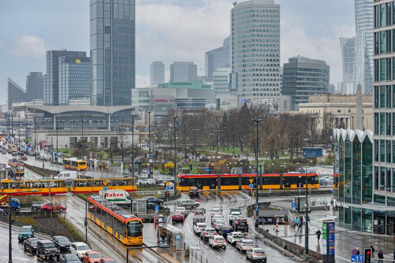 Spacious Apartment With Panoramic View Of Warsaw By Noclegi Renters ภายนอก รูปภาพ